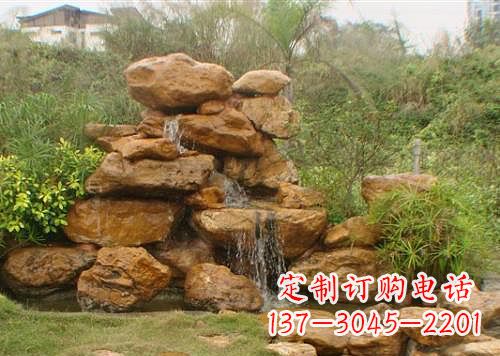 泰安黄蜡石假山雕塑,古典美感与精细工艺的完美结合