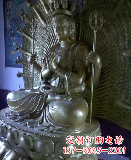 泰安中领雕塑:高质量黄铜佛像雕塑