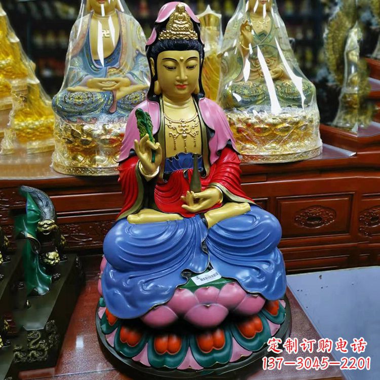 泰安黄铜观音雕像佛像