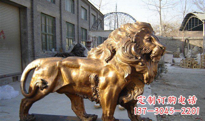 泰安黄铜西洋狮子铜雕