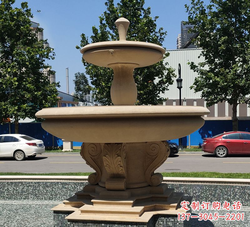 泰安恵安石雕风水球-祈福家庭幸福