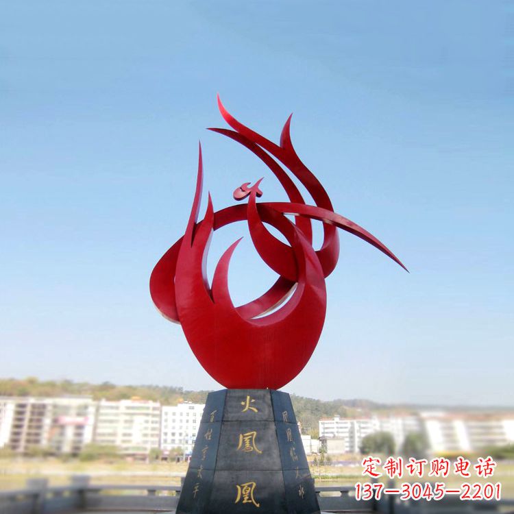 泰安火凤凰不锈钢雕塑,凝聚精致,传递闪耀