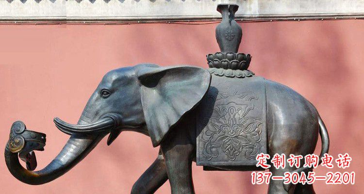 泰安吉祥大象铜雕,匠心之作