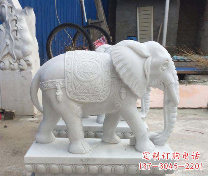 泰安精美大象雕塑,门口装点新灵感