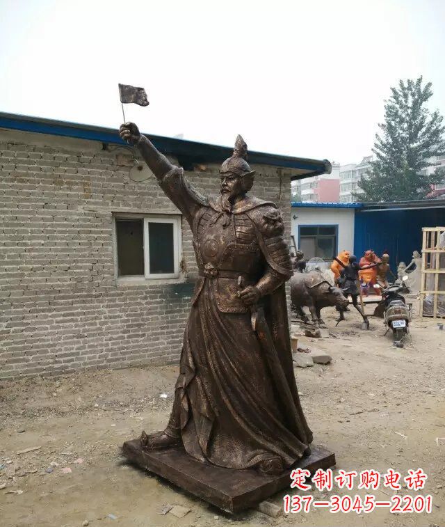 泰安 大中领雕塑专业打造精美的将军系列铜雕…