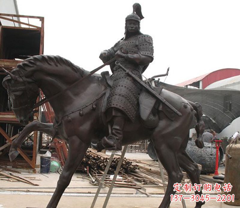 泰安将军骑马铜雕,聚焦古典品质