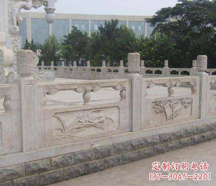 泰安中领雕塑:精美石材栏板雕塑