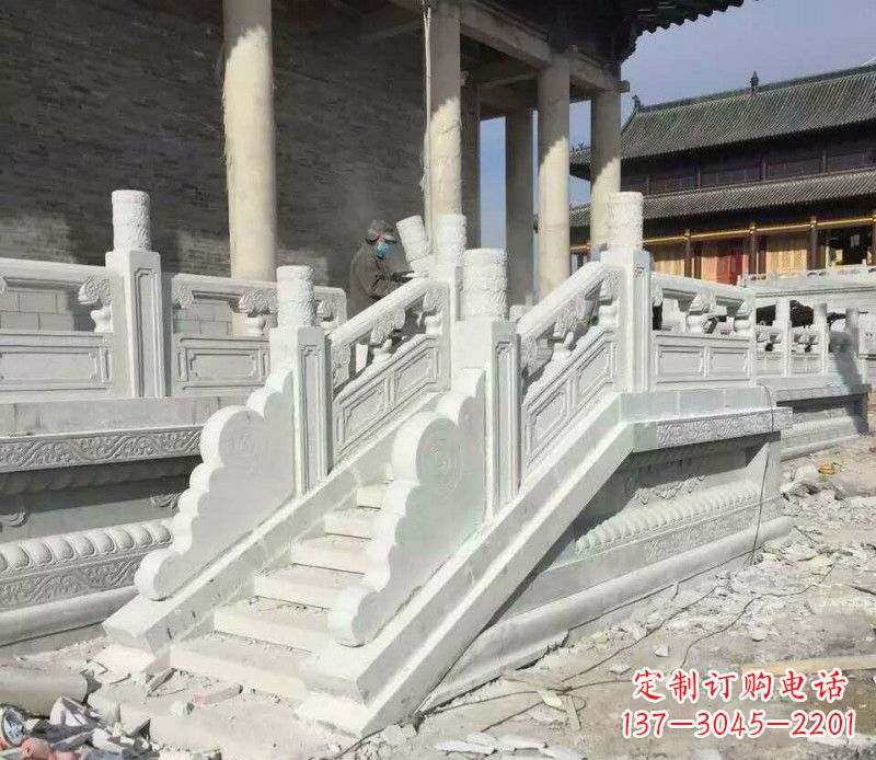 泰安大理石栏板石雕,精美绝伦,让建筑锦上添花