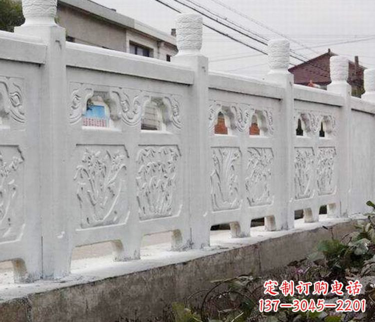 泰安优雅大理石栏板雕塑