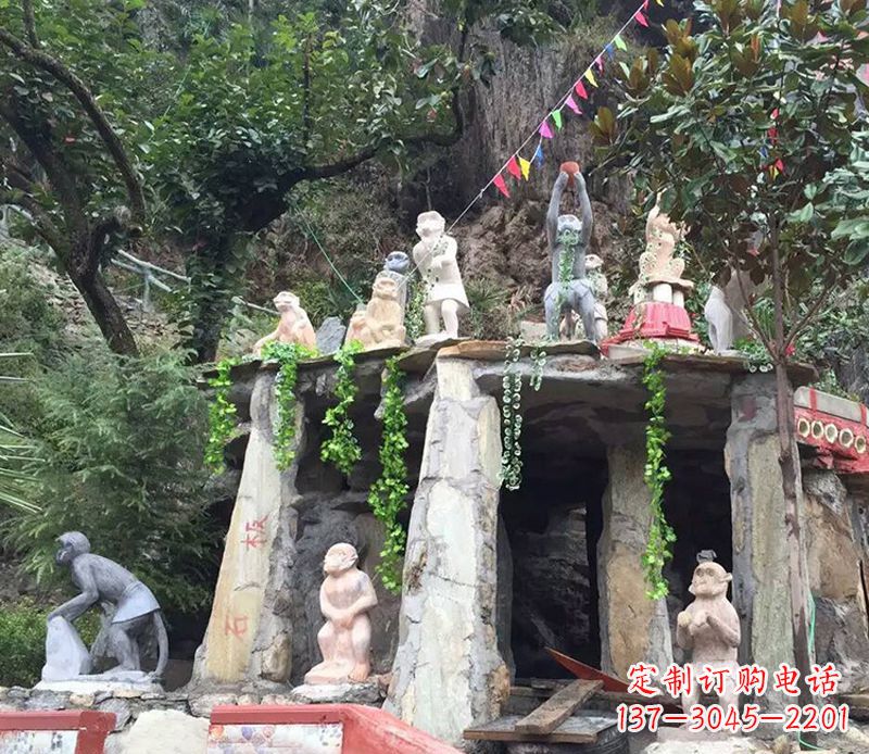 泰安中领雕塑:精美猴子石雕