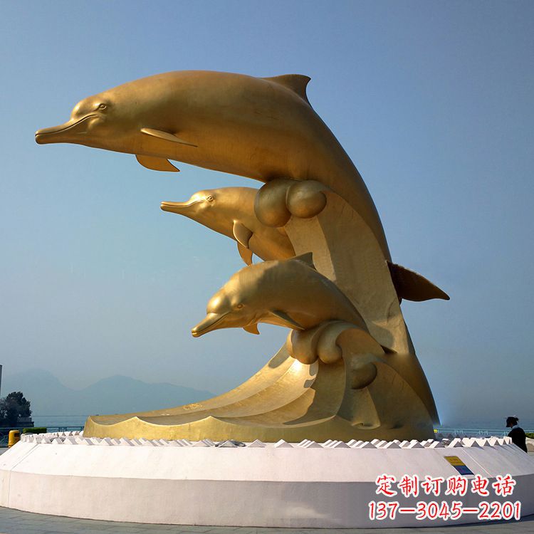 泰安中领雕塑:海豚雕塑