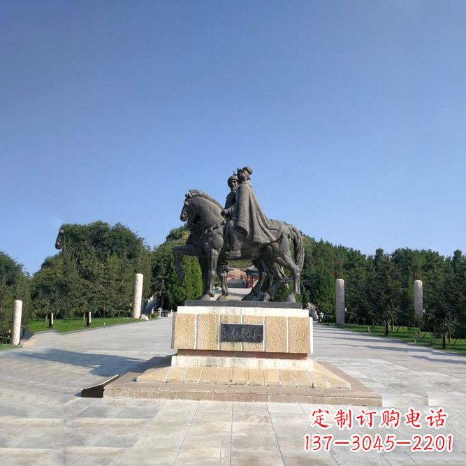 泰安王昭君雕塑,象征传承君臣之义