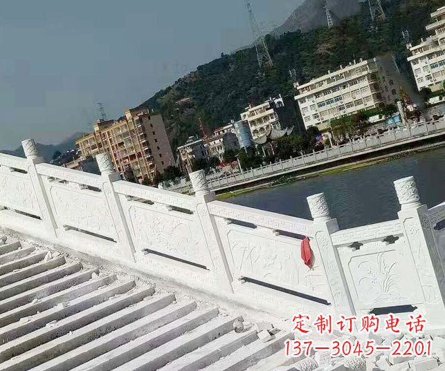 泰安山东汉白玉栏板石雕