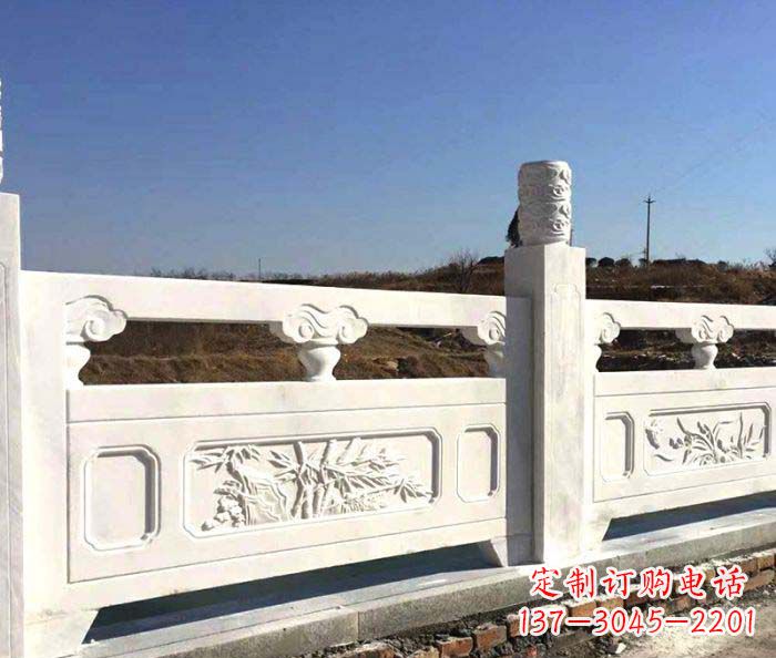 泰安泰安中领雕塑汉白玉石浮雕栏板