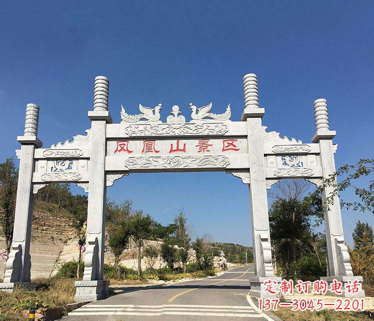 泰安中领雕塑:高质量牌坊石雕