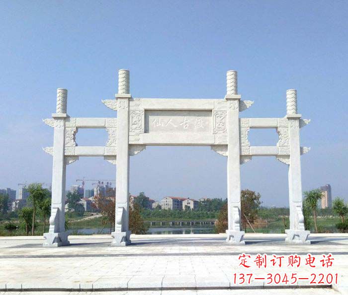 泰安精美牌楼石雕,给你传统文化的享受