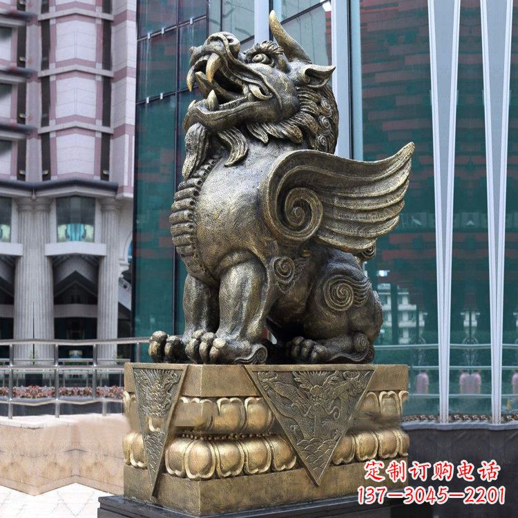 泰安看门貔貅铜雕