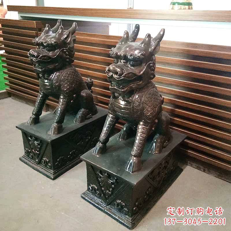 泰安饰你家门口的瑞祥麒麟雕塑