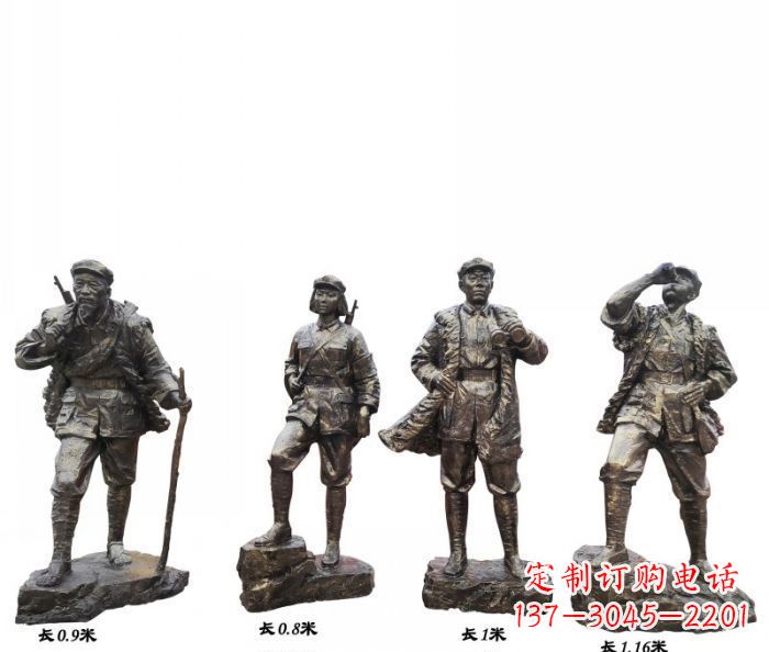 泰安专注制作抗战红军青铜雕塑