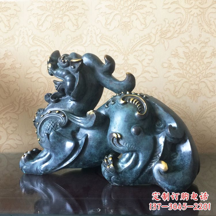 泰安中领雕塑貔貅雕塑——象征着福祉和吉祥
