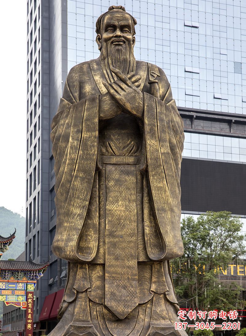 泰安传承古代名人铜雕,一件件精美雕塑装点你的生活