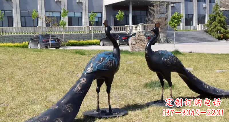 泰安领雕塑-孔雀铜雕,高雅精美的艺术精品