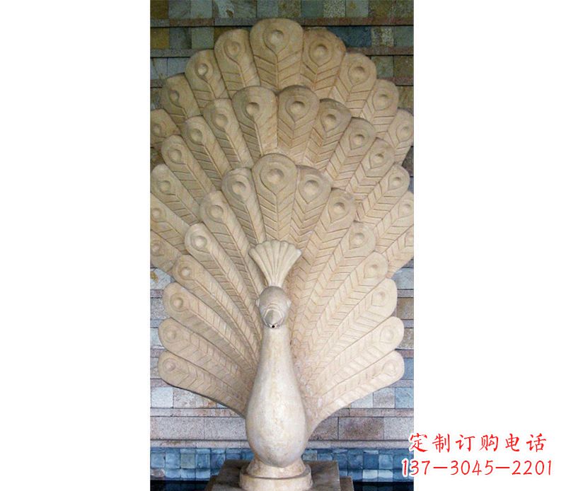 泰安精美雕刻的孔雀石雕,欣赏时尚之美
