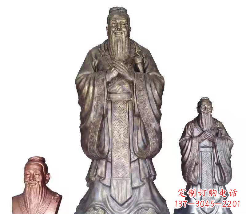 泰安中领雕塑推出的精美古典孔子雕塑,是一款集…