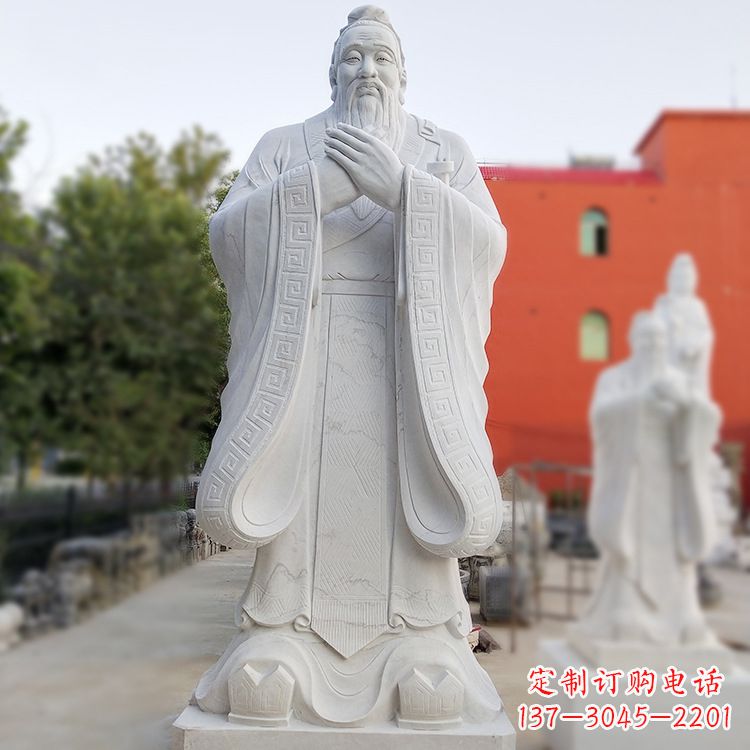 泰安中领雕塑精心打造的精美孔子雕塑,为您打造…