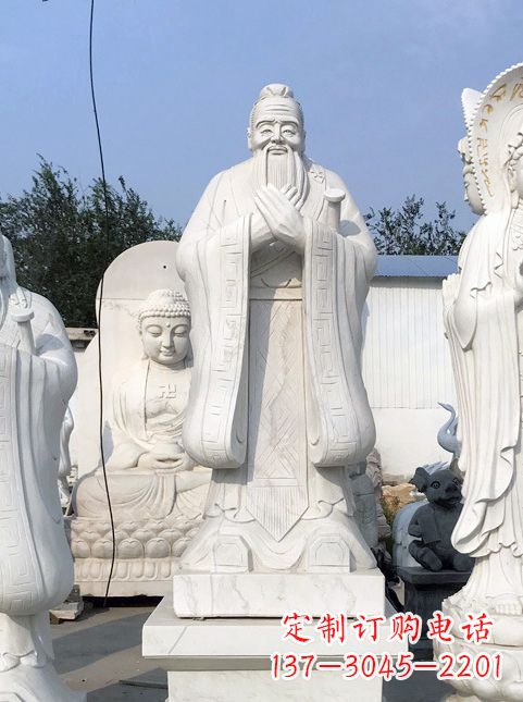 泰安拥有古典文化底蕴的孔子雕塑