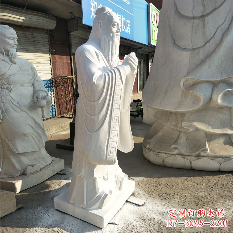 泰安中领雕塑|传承传统,唯美的孔子雕塑