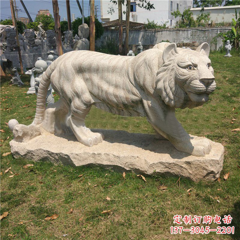 泰安中领雕塑推出老虎石雕艺术品,这是一种以花…