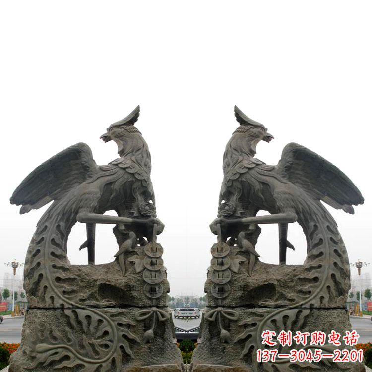 泰安中领雕塑凤凰雕塑,神秘的艺术品