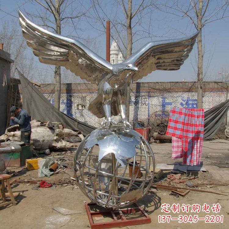 泰安复古经典不锈钢地球雕塑