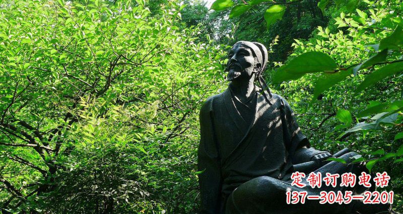 泰安李白铜雕,精致细腻,让你收藏永不凋谢