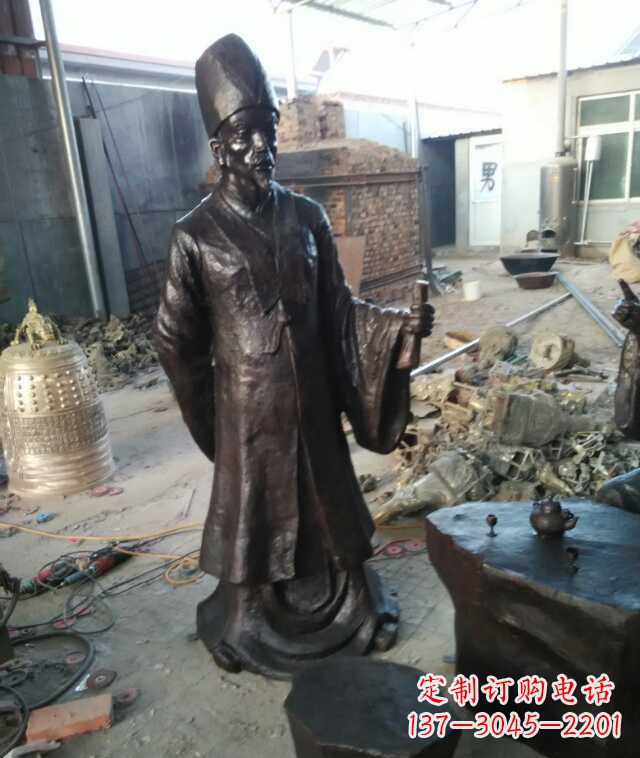 泰安精美雕塑,展现古代名医李时珍的传奇