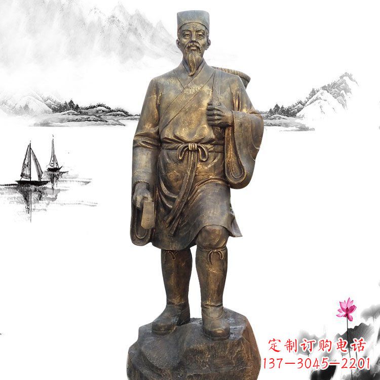 泰安精美李时珍雕塑,为您的生活增添更多艺术色彩