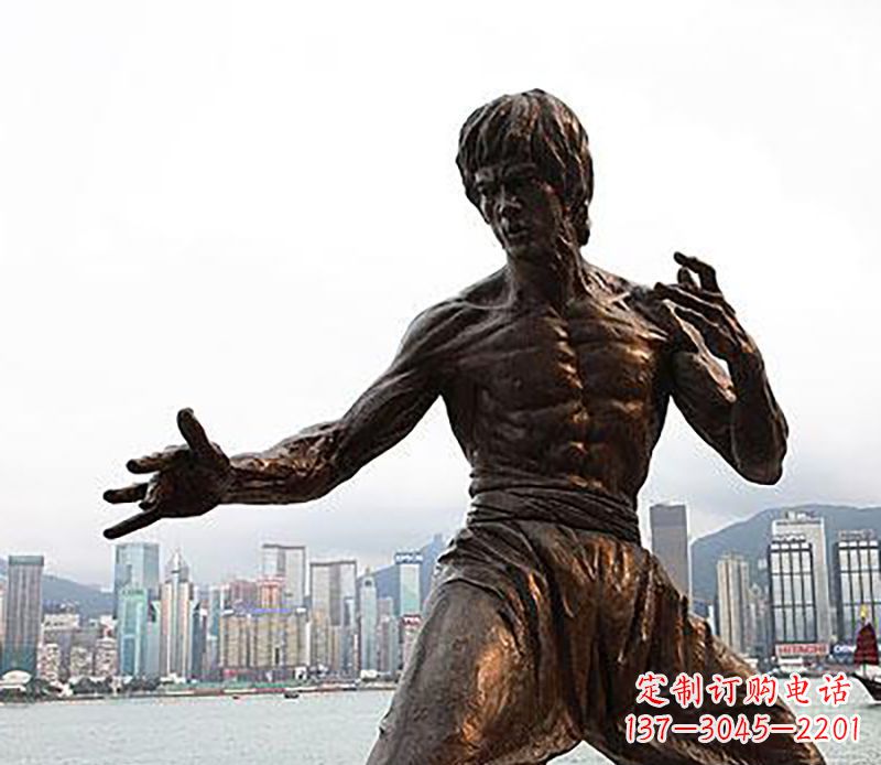 泰安李小龙铜雕,为您展现明星的精彩!