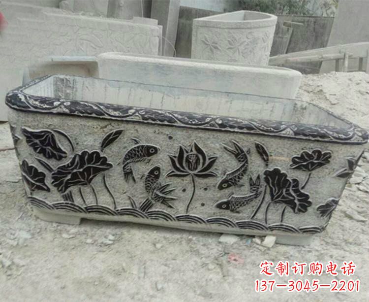 泰安浮雕仿古式水缸雕塑,令人惊艳