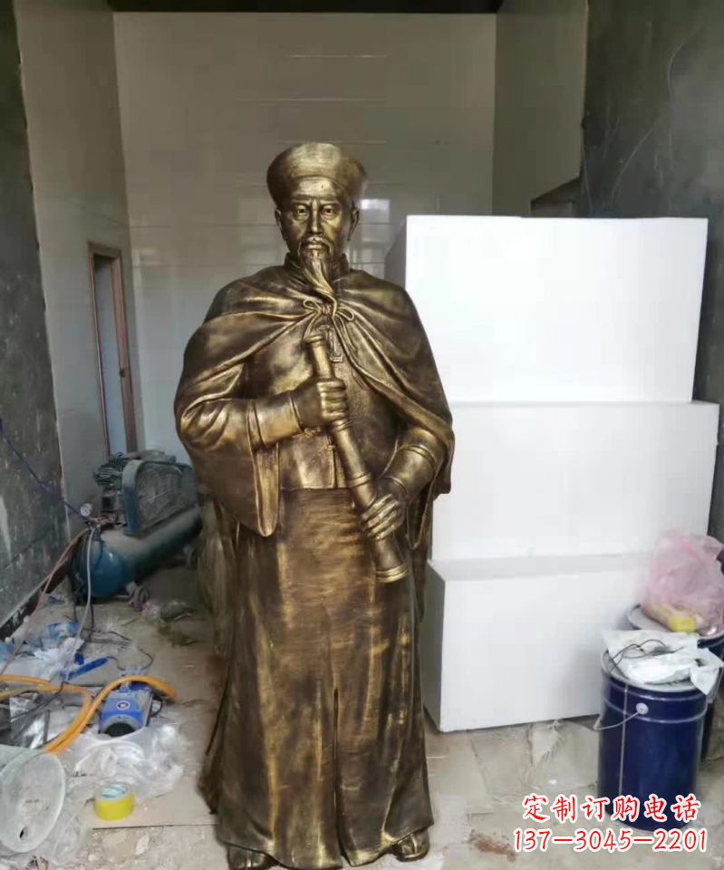 泰安荣耀中国历史人物——林则徐铜雕