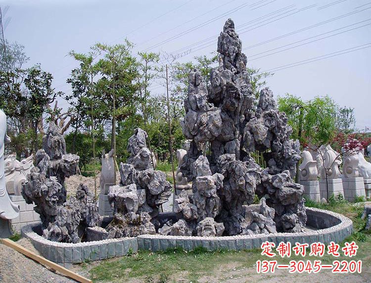 泰安灵璧石奇石假山