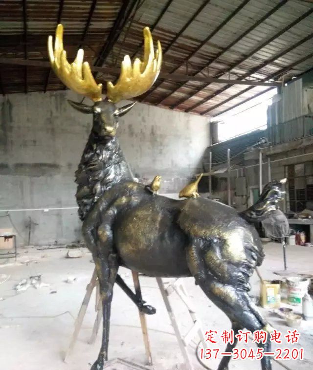 泰安精美羚羊铜雕,打造您独一无二的家居装饰