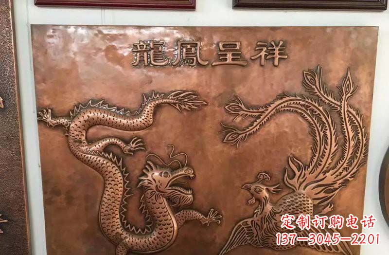 泰安中领雕塑|传统铜雕龙凤精美雕塑