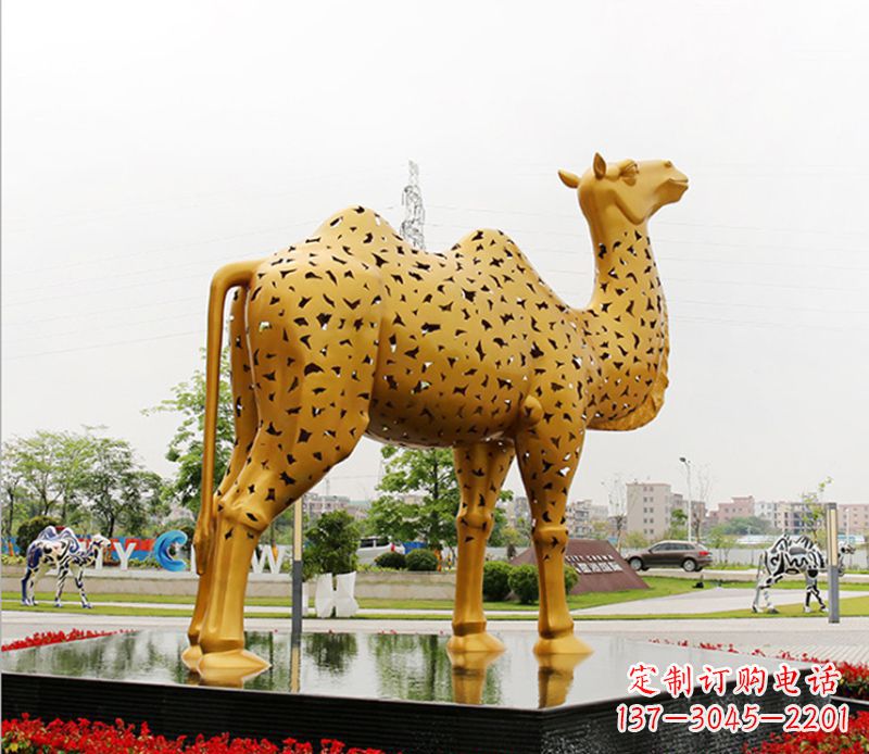 泰安中领雕塑:骆驼雕塑精美绝伦