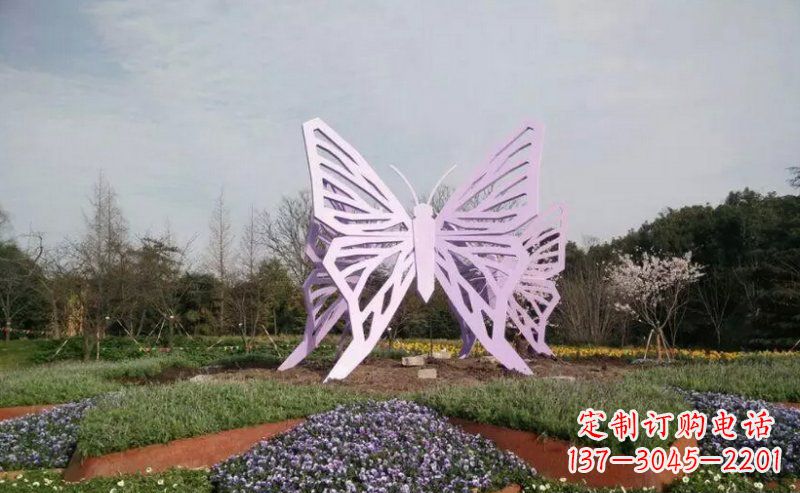 泰安流动而优雅的蝴蝶雕塑