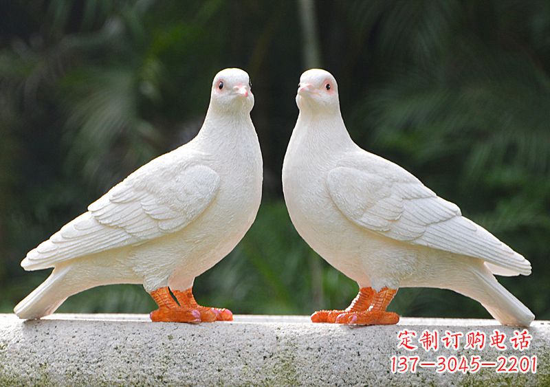 泰安华丽和平鸽雕塑,缔造美好新世界