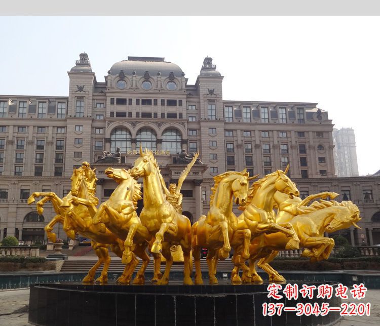 泰安马动物铜雕