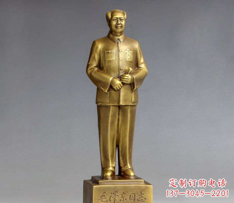 泰安中领雕塑:最具创造力的毛主席人物铜雕