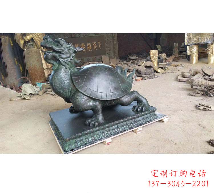 泰安青铜古风龙雕塑,精致外形美轮美奂