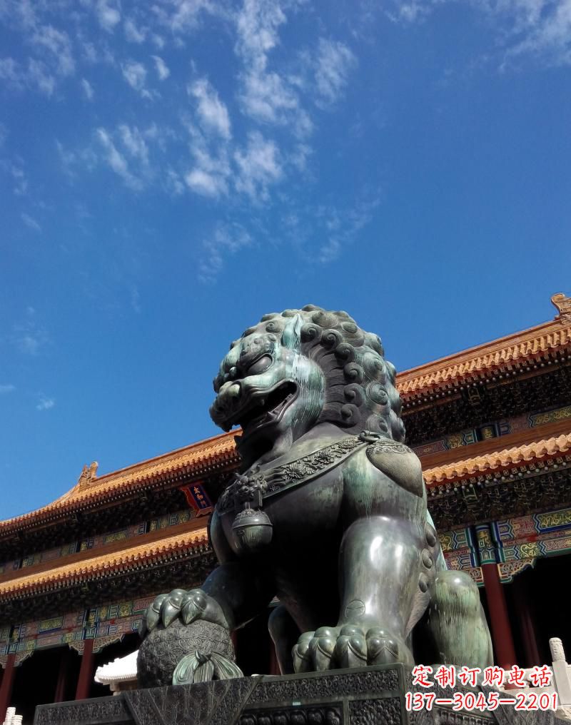 泰安铜雕狮子,传承古典文化